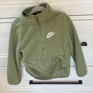 Nike Olive Green Fleece Jacket 2T